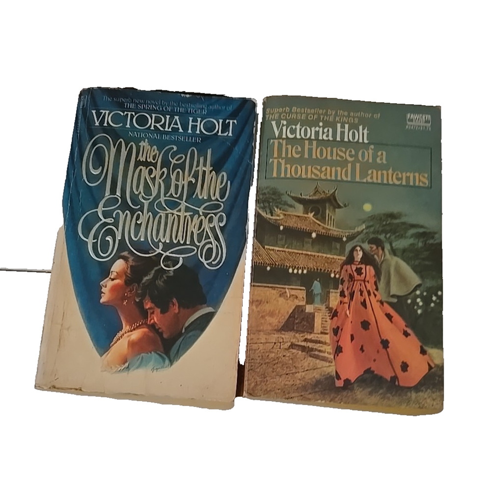 Lot of 2 The Mask of the Enchantress by Victoria Holt Romance Paperback Books